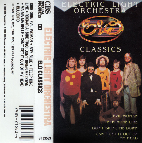 Electric Light Orchestra Greatest hits 1 Tape